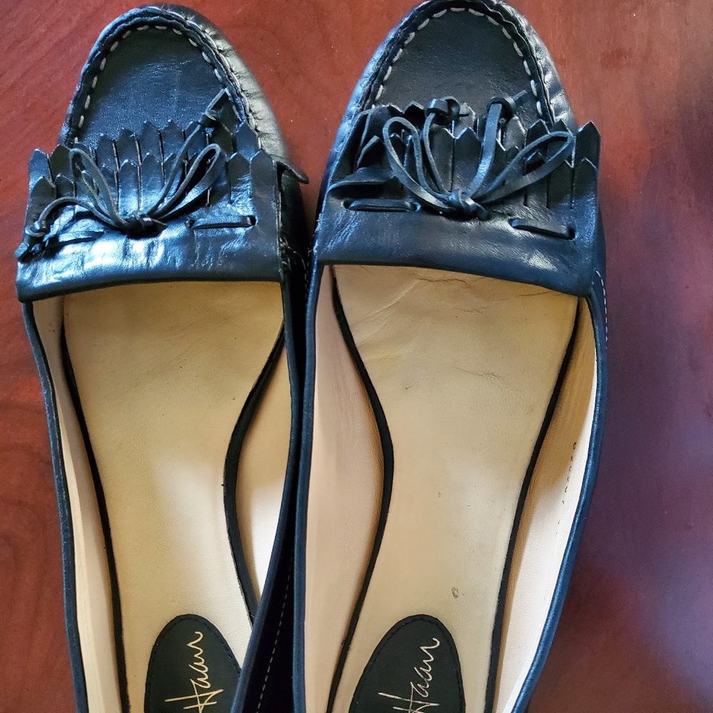 Cole Haan Black Leather Women's Size 11B Loafers